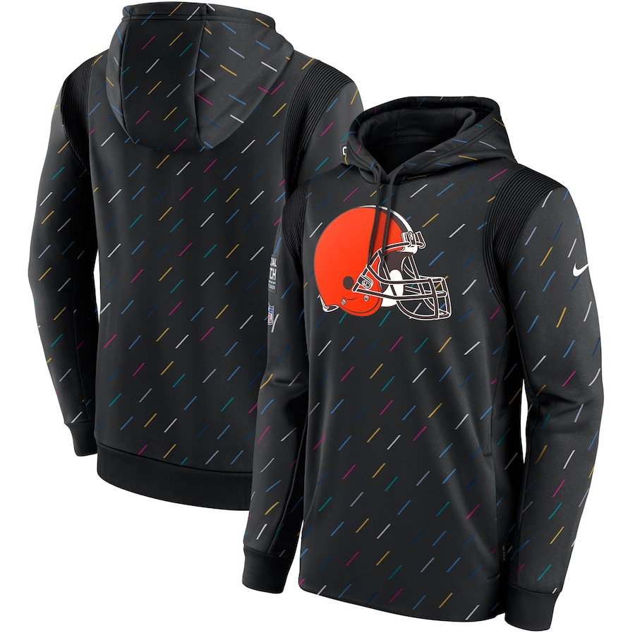 Women NFL Cleveland Browns 2025 Nike black hoodie